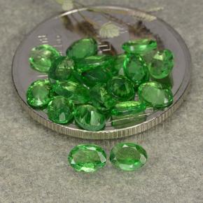 Granato tsavorite naturale verde da 3,03 ct, taglio ovale, VS