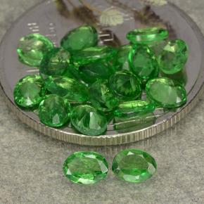 Granato tsavorite naturale verde da 3,03 ct, taglio ovale, VS