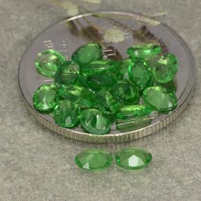 Granato tsavorite naturale verde da 3,03 ct, taglio ovale, VS