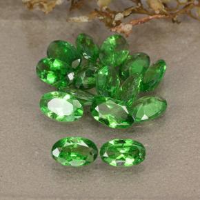 Granato tsavorite naturale verde da 3,21 ct, taglio ovale, VS