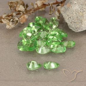 Gemme di Granato Tsavorite Verde acceso naturale da 2.48 ct, Forma a pera, VS