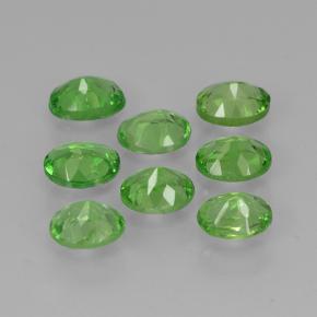 Gemme di Granato Tsavorite Verde acceso naturale da 1.80 ct, Taglio ovale, VS