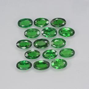Granato tsavorite naturale verde da 3,24 ct, taglio ovale, VS