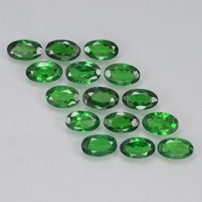 Granato tsavorite naturale verde da 3,24 ct, taglio ovale, VS