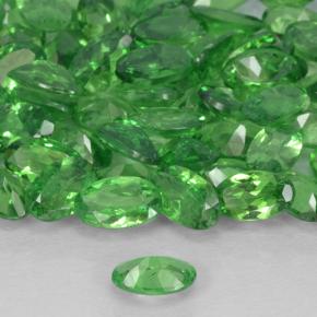 Granato Tsavorite Verde elettrico naturale da 0.23 ct, Ovale, VS