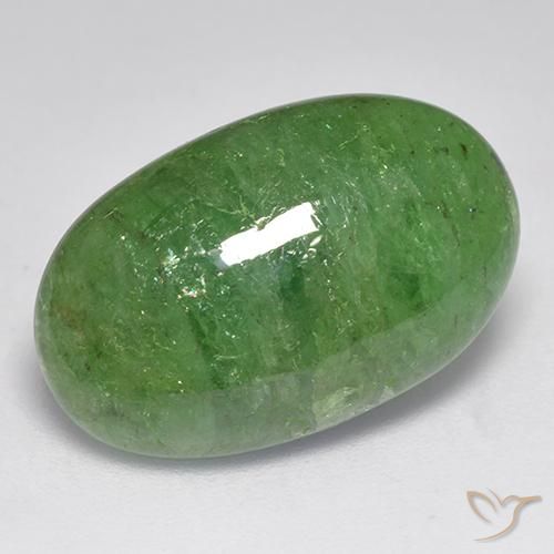 10.96ct Naturale Verde medio Granato Tsavorite, Ovale, Traslucido