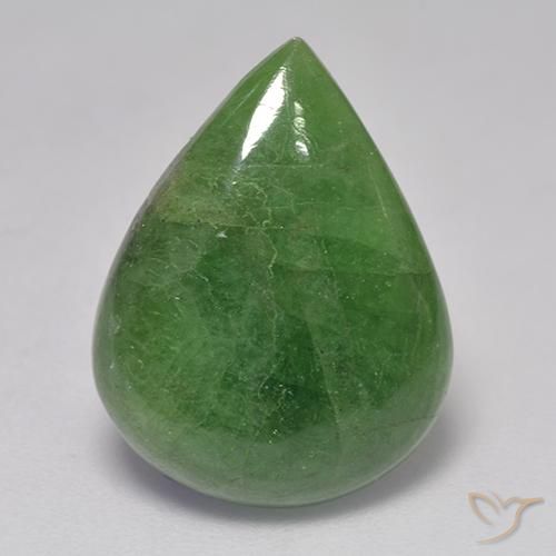 9.99ct Naturale Verde medio Granato Tsavorite, Forma a pera, Traslucido