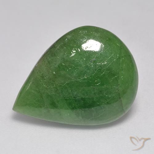 Granato Tsavorite Verde medio naturale da 9.99 ct, Forma a pera, Traslucido