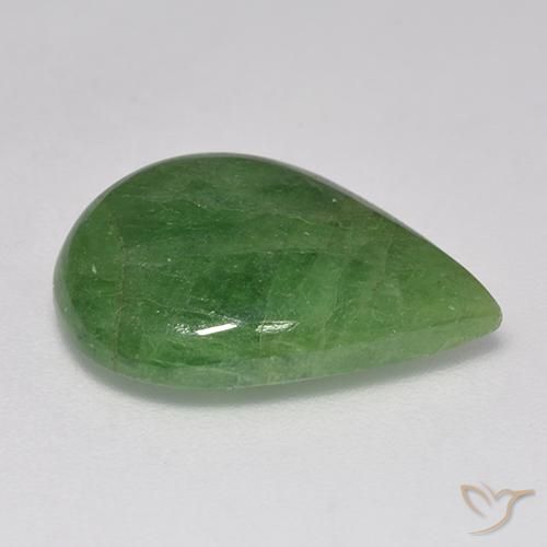 Granato Tsavorite Verde medio naturale da 9.99 ct, Forma a pera, Traslucido