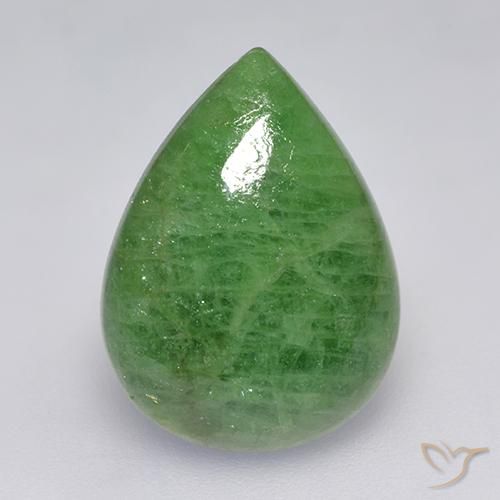 10.24ct Naturale Verde lime Granato Tsavorite, Forma a pera, Traslucido
