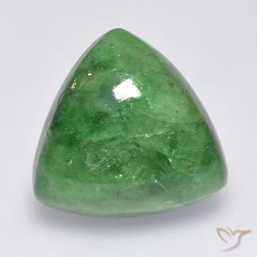 8.51ct Naturale Verde Granato Tsavorite, Taglio trillion, Traslucido