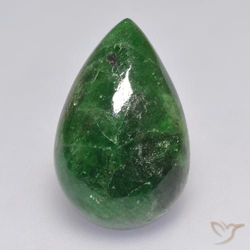 9.89ct Naturale Verde Pino Granato Tsavorite, Forma a pera, Traslucido