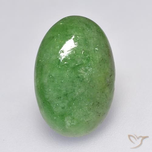 8.01ct Naturale Verde scuro Granato Tsavorite, Ovale, Traslucido
