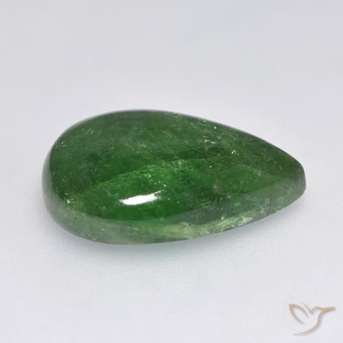 Granato Tsavorite Verde medio naturale da 10.24 ct, Forma a pera, Traslucido