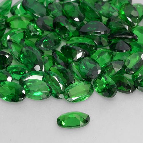 Granato Tsavorite Verde medio naturale da 0.23 ct, Ovale, VS