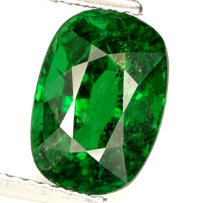 Granato tsavorite naturale verde da 3,97 ct, taglio ovale, SI
