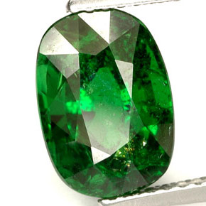 Granato tsavorite naturale verde da 3,97 ct, taglio ovale, SI