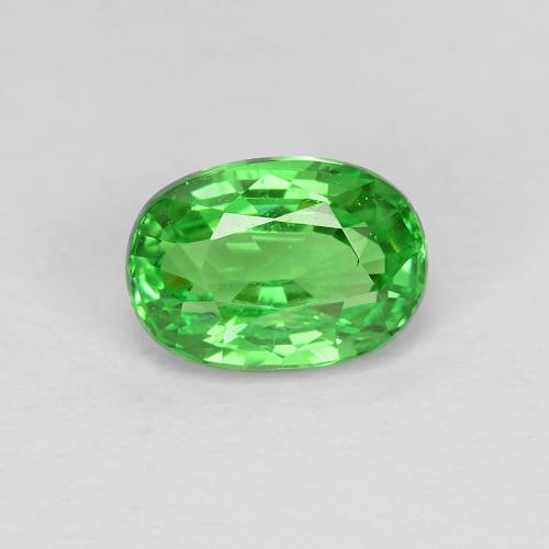 Granato tsavorite naturale verde da 1,15 ct, taglio ovale, VS