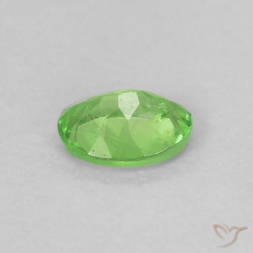 Granato tsavorite naturale verde da 0,20 ct, taglio ovale, VS