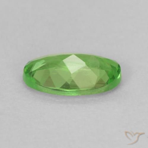 Granato Tsavorite Verde acceso naturale da 0.24 ct, Ovale, VS