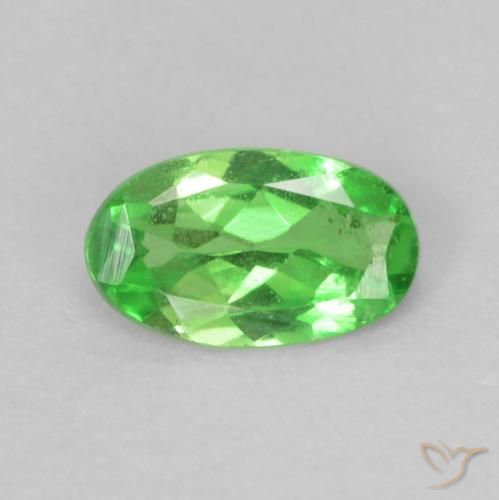0.22ct Naturale Verde brillante Granato Tsavorite, Ovale, VS