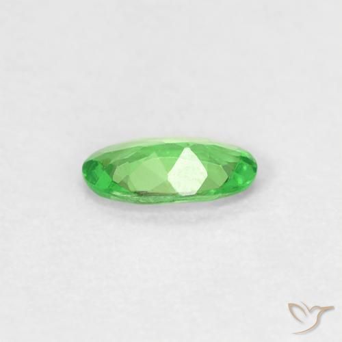 Granato tsavorite naturale verde da 0,20 ct, taglio ovale, VVS
