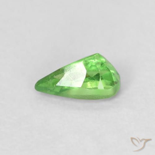 Granato Tsavorite Verde acceso naturale da 0.24 ct, Forma a pera, VS