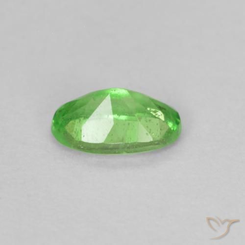 Granato Tsavorite Verde acceso naturale da 0.28 ct, Taglio ovale, VS
