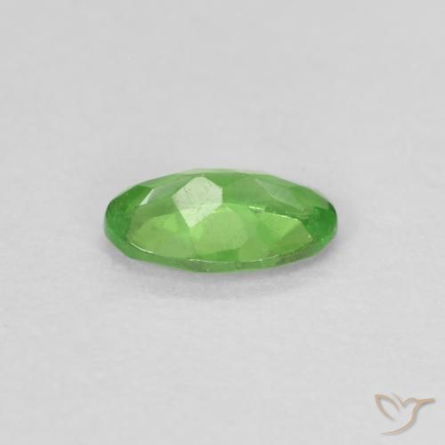 Granato Tsavorite Verde acceso naturale da 0.22 ct, Ovale, VS
