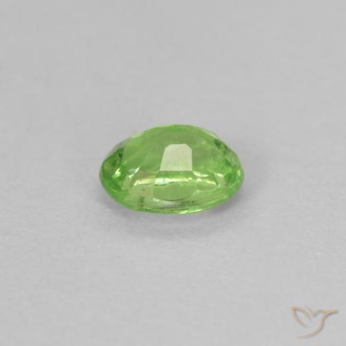 Granato Tsavorite Verde acceso naturale da 0.22 ct, Ovale, VS