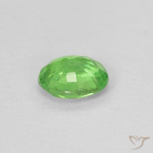 Granato Tsavorite Verde acceso naturale da 0.28 ct, Ovale, VS