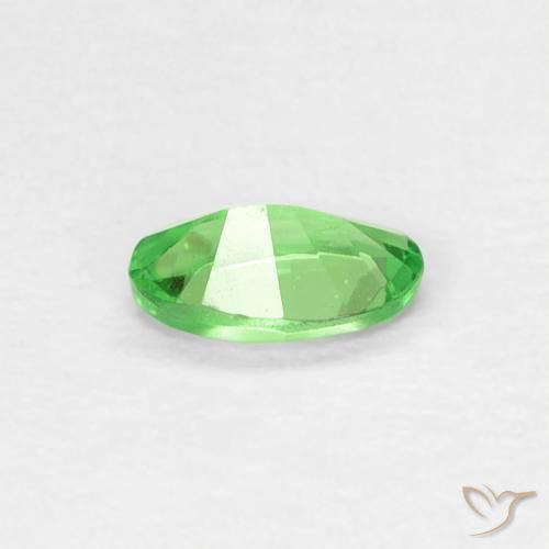 Granato tsavorite naturale verde da 0,22 ct, taglio ovale, VVS