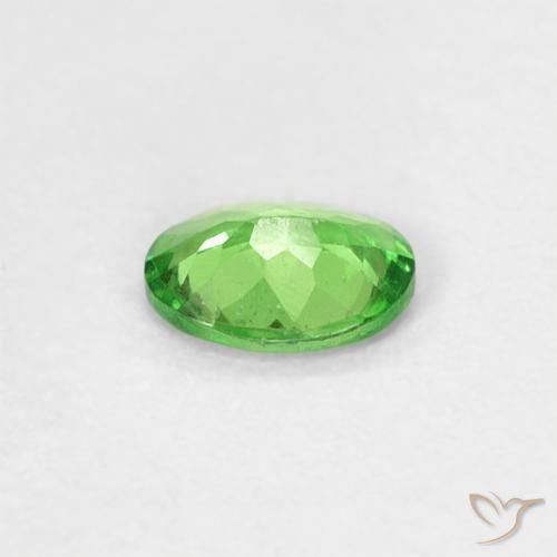 Granato Tsavorite Verde acceso naturale da 0.23 ct, Ovale, VS