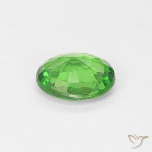 Granato Tsavorite Verde medio naturale da 0.71 ct, Ovale, VS
