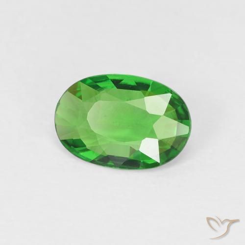 Granato Tsavorite Verde elettrico naturale da 0.75 ct, Ovale, VS