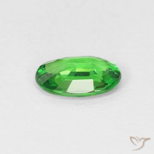 Granato Tsavorite Verde elettrico naturale da 0.75 ct, Ovale, VS