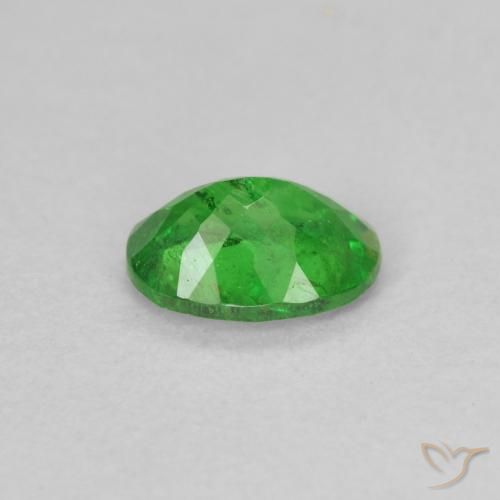 Granato Tsavorite Verde medio naturale da 0.92 ct, Ovale, SI