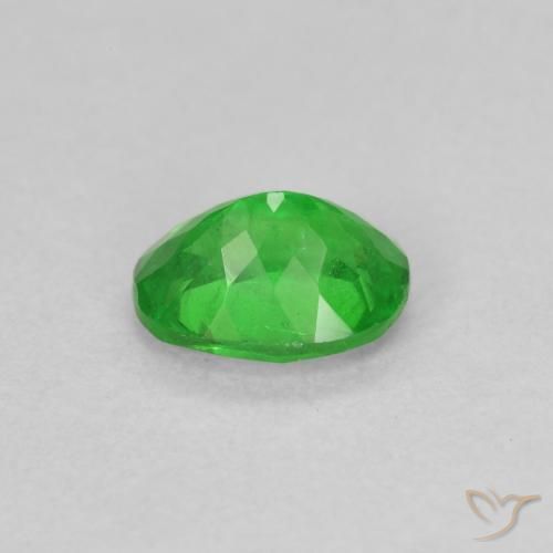 Granato Tsavorite Verde elettrico naturale da 0.98 ct, Ovale, SI