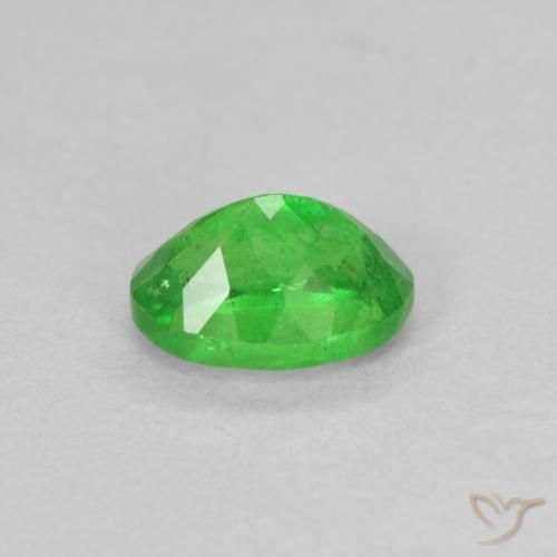 Granato Tsavorite Verde medio naturale da 1.15 ct, Ovale, VS-SI
