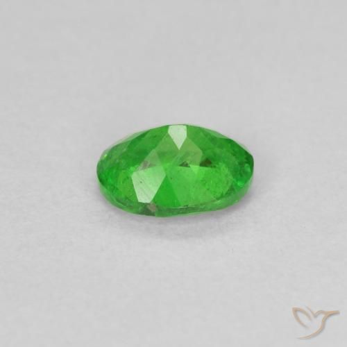 Granato Tsavorite Verde medio naturale da 0.74 ct, Ovale, VS-SI