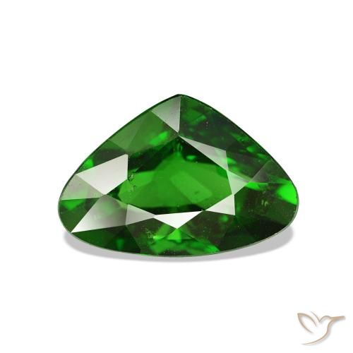 2.04ct Verde scuro Granato Tsavorite, Forma a pera, VS