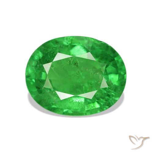 2.60ct Verde medio Granato Tsavorite, Ovale, VS-SI