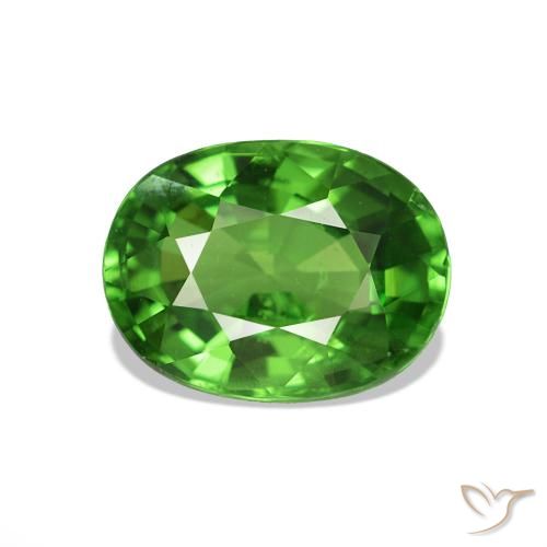 1.54ct Verde medio Granato Tsavorite, Ovale, VS