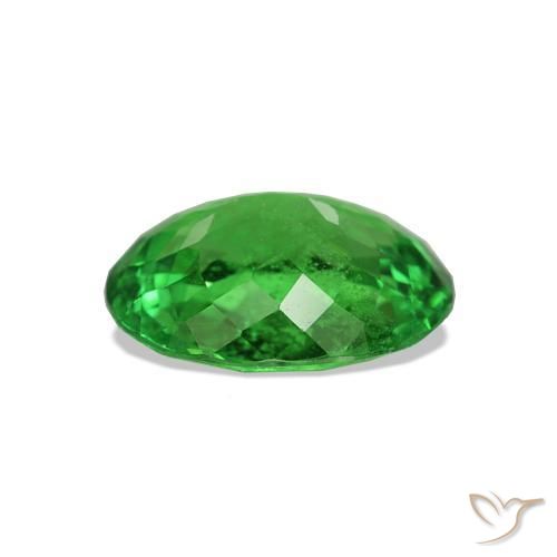 Granato Tsavorite Verde brillante naturale da 1.69 ct, Taglio ovale, VS