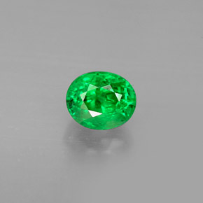 Granato tsavorite naturale verde da 1,04 ct, taglio ovale, VS-SI