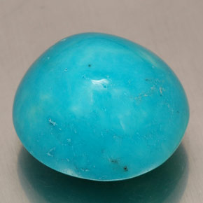 Turchese Blu naturale da 8.47 ct, Taglio ovale, Opaco
