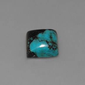Turchese Blu naturale da 1.59 ct, Quadrato, Opaco