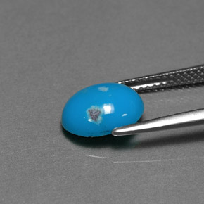 Turchese Blu naturale da 1.94 ct, Taglio ovale, Opaco