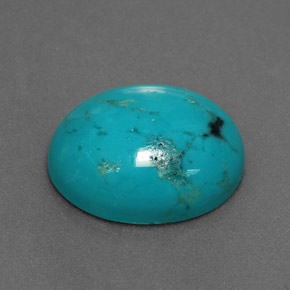 Turchese Blu naturale da 3.43 ct, Taglio ovale, Opaco