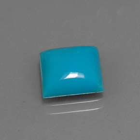 Turchese Blu naturale da 3.34 ct, Quadrato, Opaco